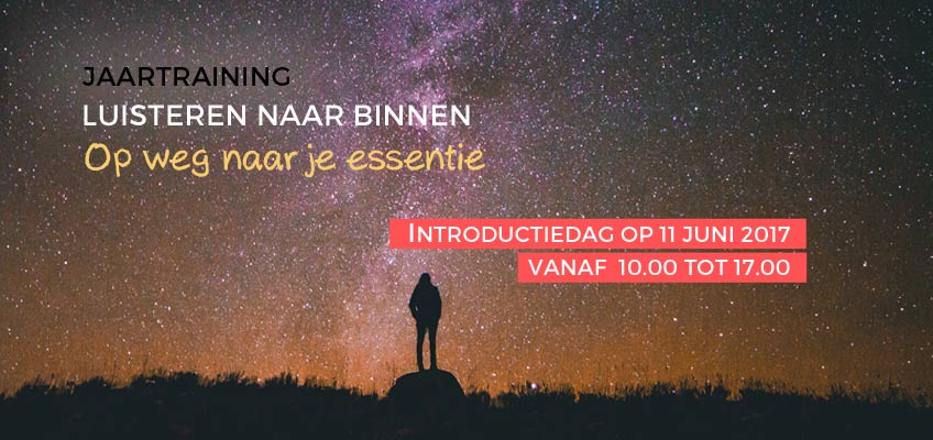 jaartraining "luisteren naar binnen" lifecoaching